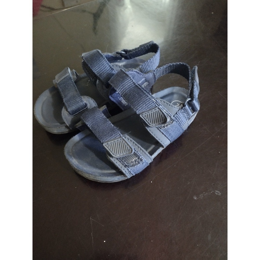 Cat Jack Kids‎ Navy Blue Hook and Loop Strap Sandals Size 7